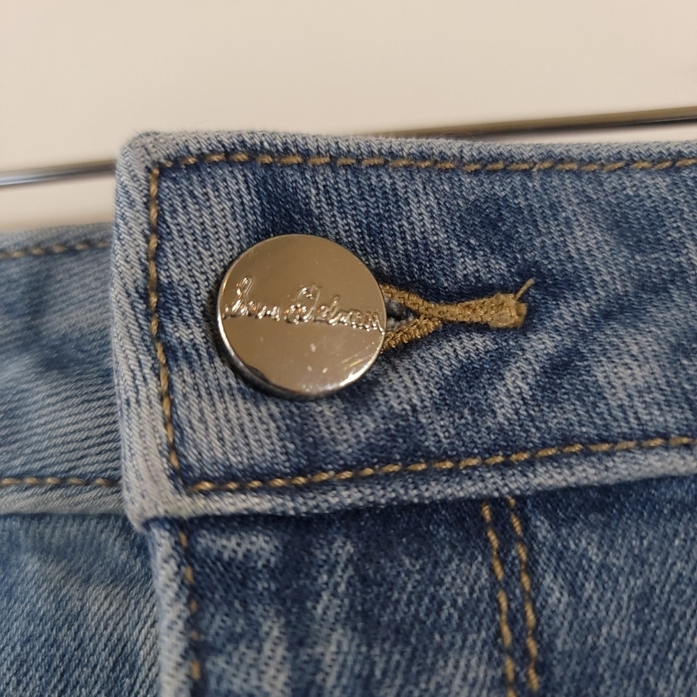 Sam Edelman THE MARIBELLE Denim Skirt Sz 29 Side Slit Y2K Minimalist Festival - Picture 6 of 12